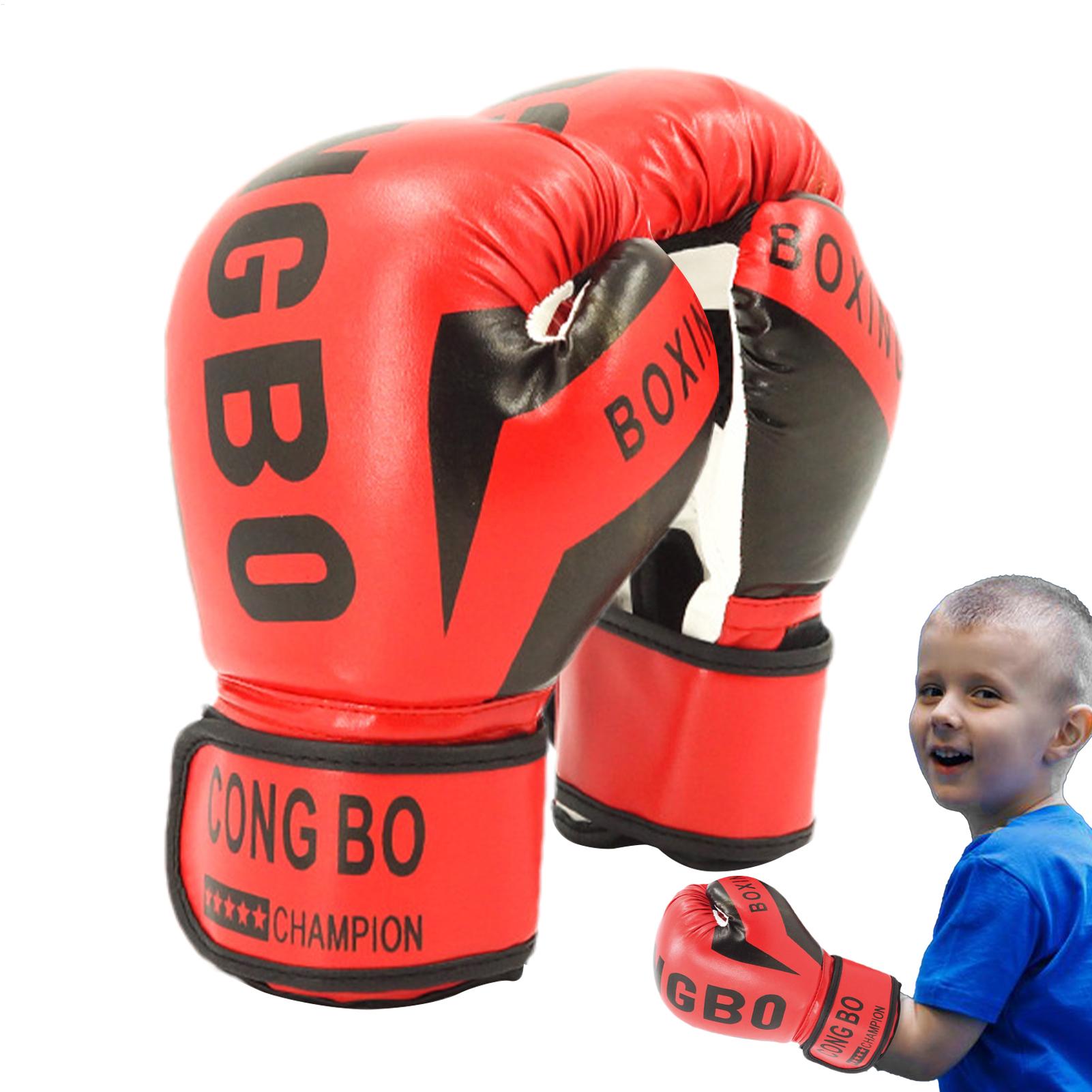 Boxing Glove Set - 1 Pair Punching Training Workout Fight