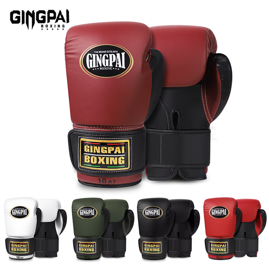 Boxing Glove Set - 6/8/10/12/14/16oz Boxing Gloves Professional Muay Thai