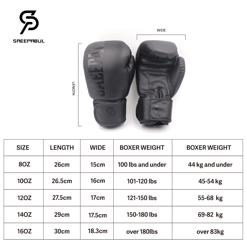Boxing Gloves 8 10 12 14 16OZ  - Boxing Glove Set 评论和价格