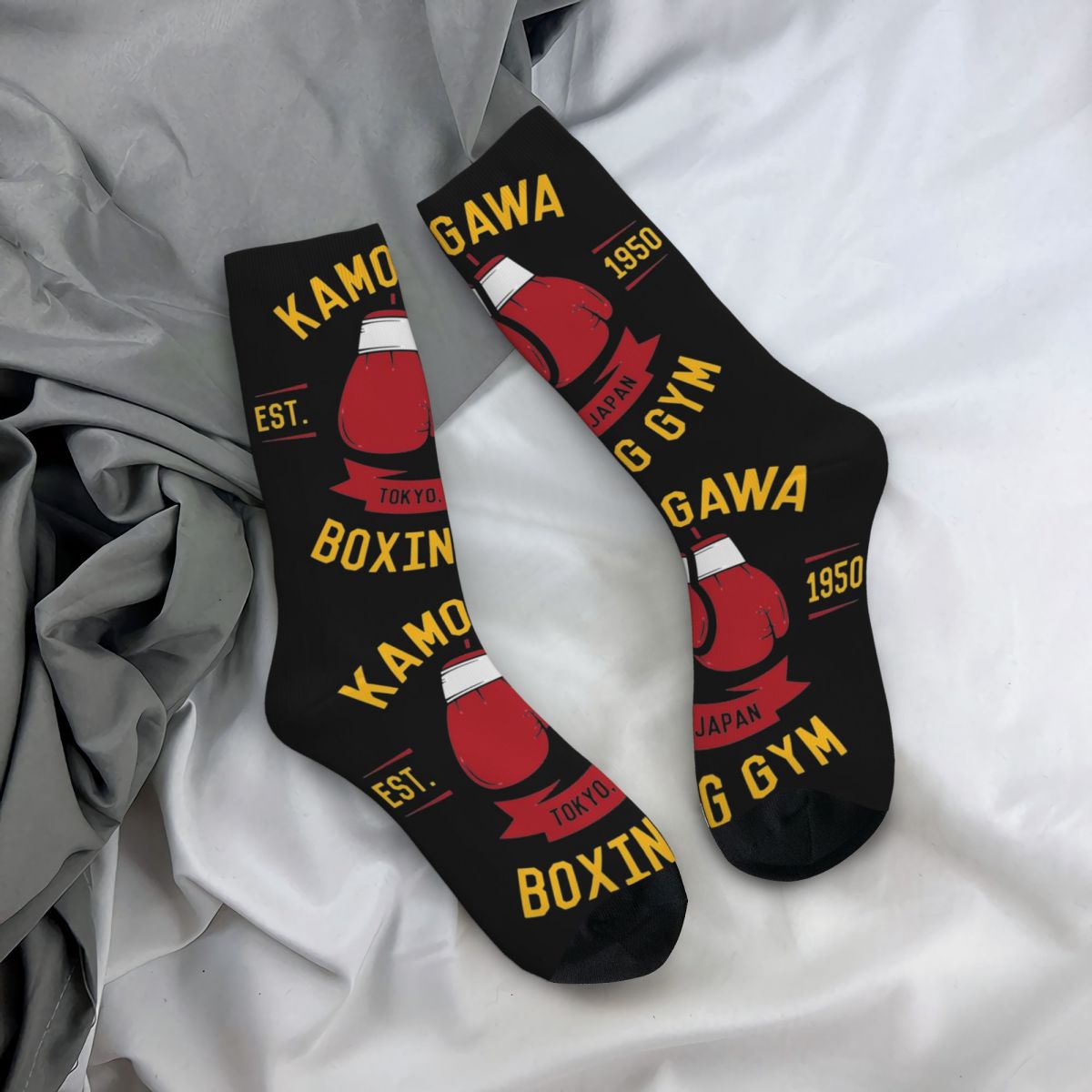 New Male Men Socks Casual Haji - Boxing Glove Set 评论和价格