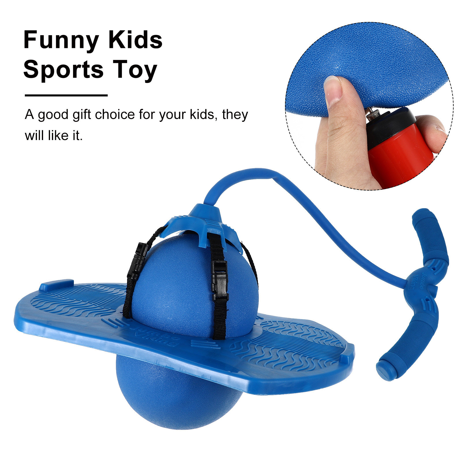 1Set Jumping Ball Handle Outdo - Sports Equipment Kids 评论和价格