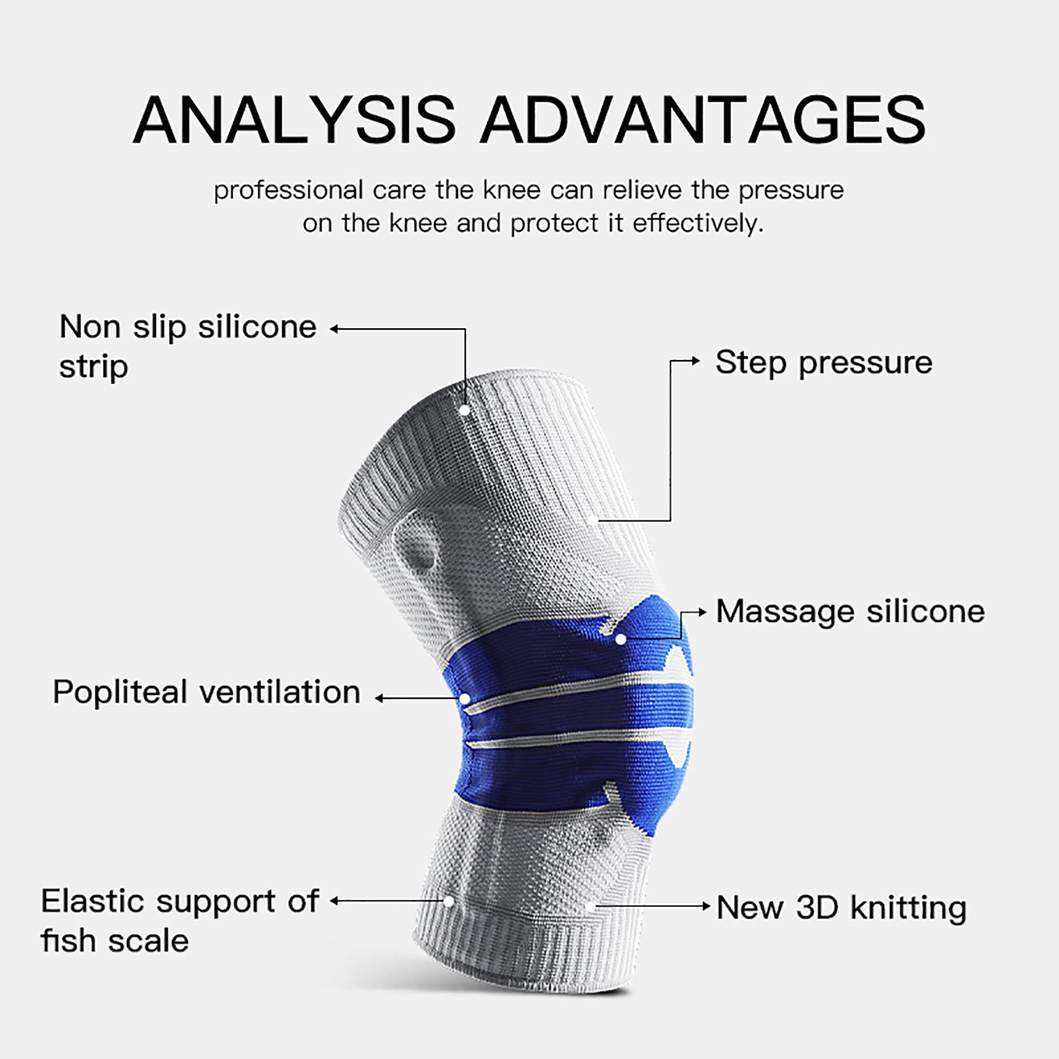 High Elastic Knee Support Brac - Volleyball Knee Pad 评论和价格