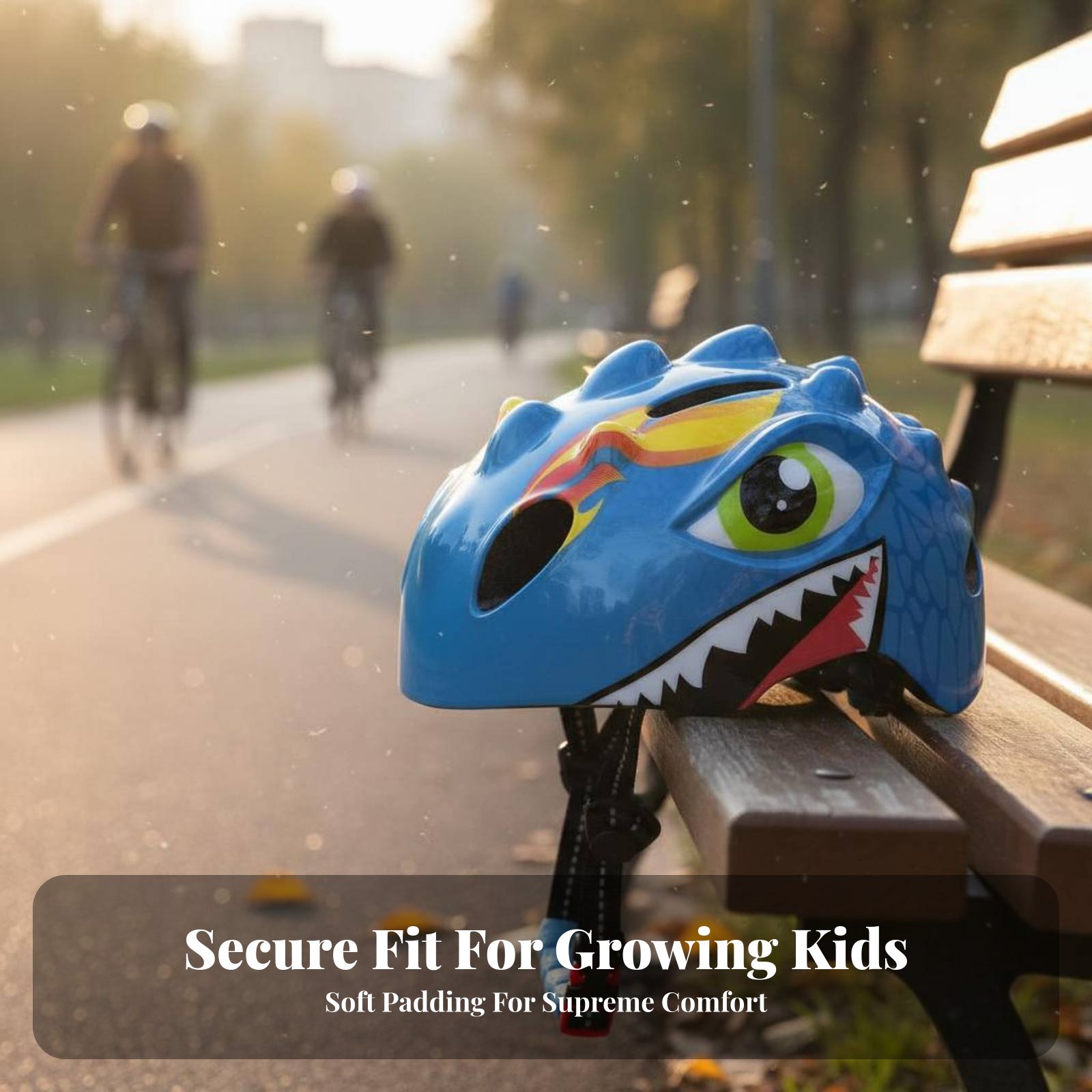 Cartoon Dinosaur Helmet Versat - Sports Equipment Kids 评论和价格