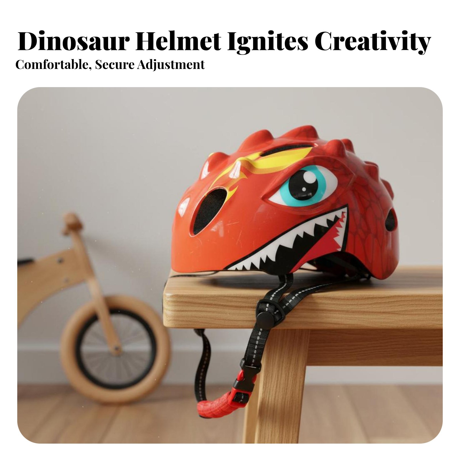 Cartoon Dinosaur Helmet Versat - Sports Equipment Kids 评论和价格