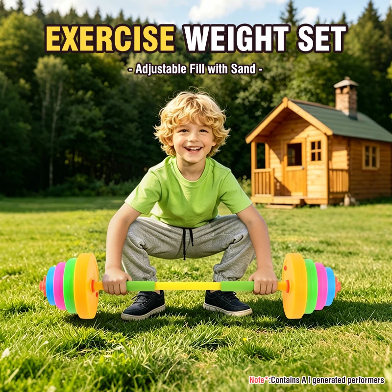 Adjustable Kids Dumbbell Barbe - Sports Equipment Kids 评论和价格