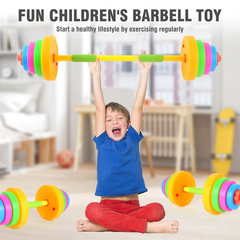 Adjustable Kids Dumbbell Barbe - Sports Equipment Kids 评论和价格