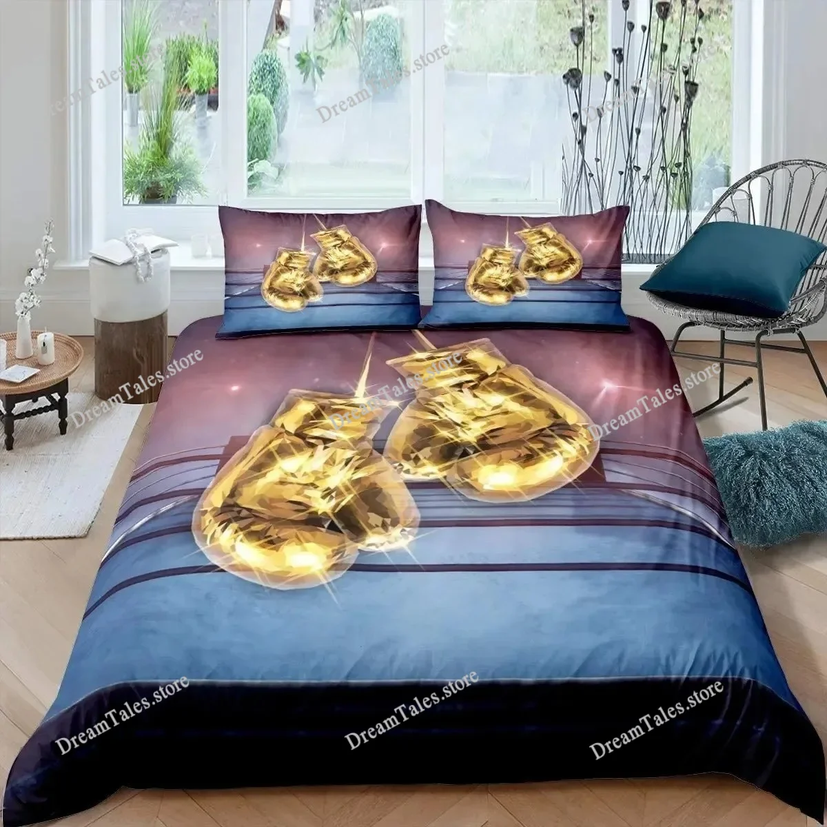 Boxing Gloves Duvet Cover Set  - Boxing Glove Set 评论和价格