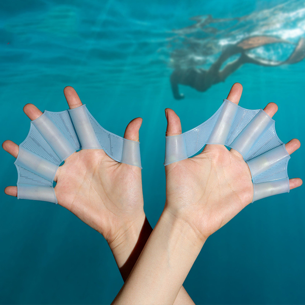 Silicone Swim Fins Hand Paddle - Sports Equipment Kids 评论和价格