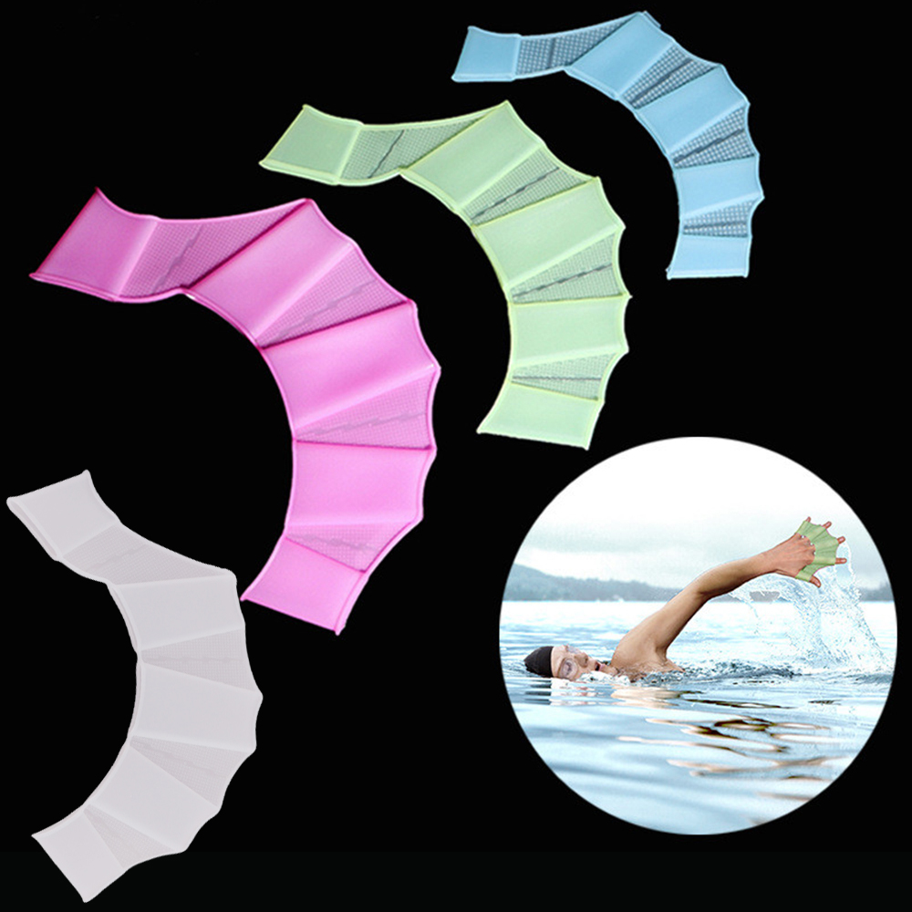 Silicone Swim Fins Hand Paddle - Sports Equipment Kids 评论和价格