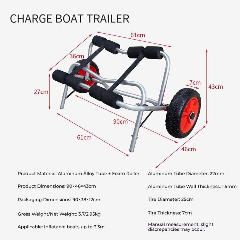 Portable Folding Kayak Trolley - Sports Equipment Cart 评论和价格