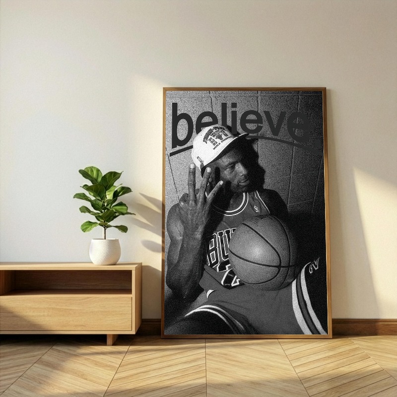Vintage Basketball Sports Moti - Sports Equipment Poster 评论和价格