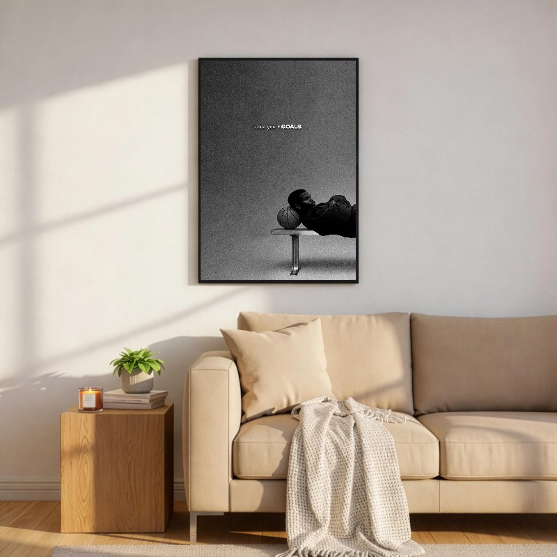 Vintage Basketball Sports Moti - Sports Equipment Poster 评论和价格