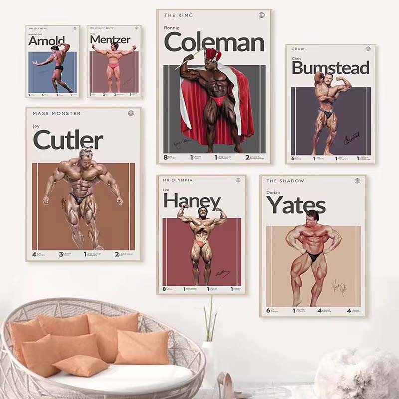 Motivation Bodybuilder Poster  - Sports Equipment Poster 评论和价格