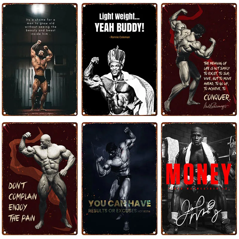 Shabby Chic Chris Bumstead Gym - Sports Equipment Poster 评论和价格